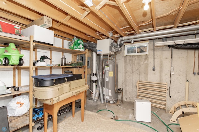 25 Birch Ln S, Fargo, ND 58103 - unfinished below grade area featuring electric water heater