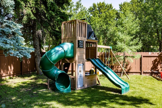 25 Birch Ln S, Fargo, ND 58103 - view of playground featuring a fenced backyard