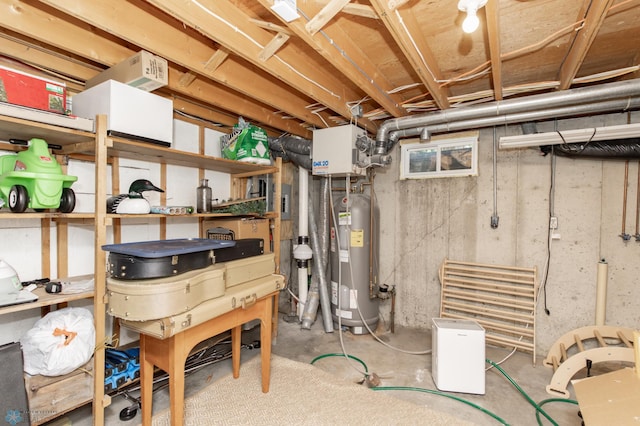 25 Birch Ln S, Fargo, ND 58103 - unfinished basement with electric water heater