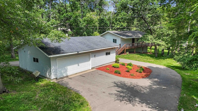 13384 Barnett Rd SW, Sylvan Twp, MN 56473 - garage featuring driveway
