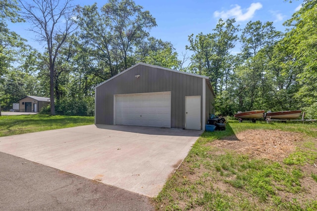 13384 Barnett Rd SW, Sylvan Twp, MN 56473 - view of detached garage