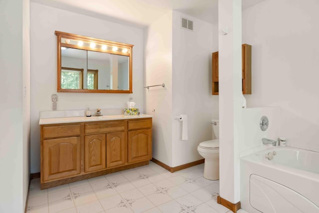 13384 Barnett Rd SW, Sylvan Twp, MN 56473 - full bathroom featuring a tub and vanity