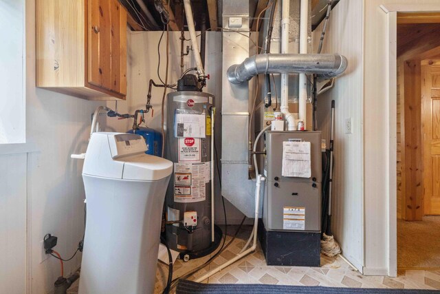 13384 Barnett Rd SW, Sylvan Twp, MN 56473 - utility room with water heater