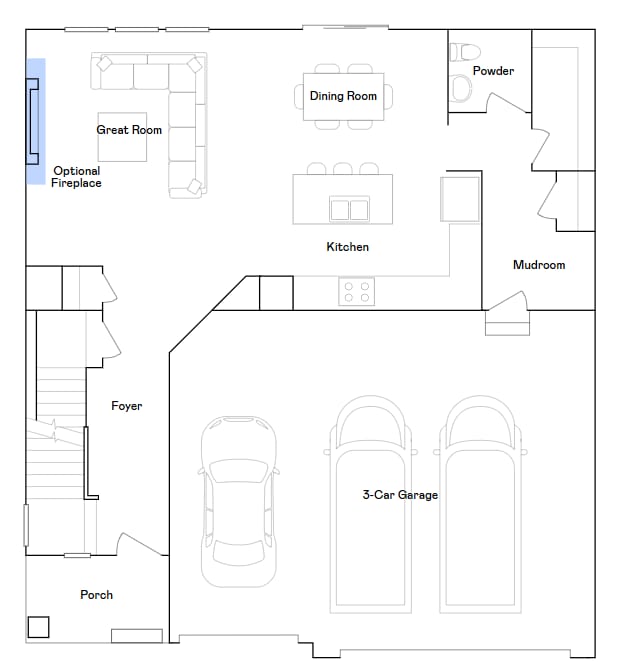 7593 Norway Ln, Lino Lakes, MN 55038 - view of property floor plan