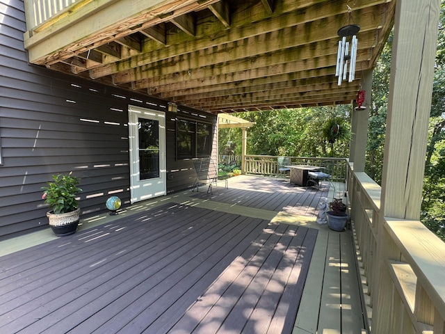 715 250th Ave, Fairmont, MN 56031 - view of wooden deck