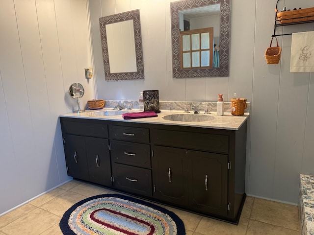 715 250th Ave, Fairmont, MN 56031 - bathroom featuring double vanity and tile patterned flooring