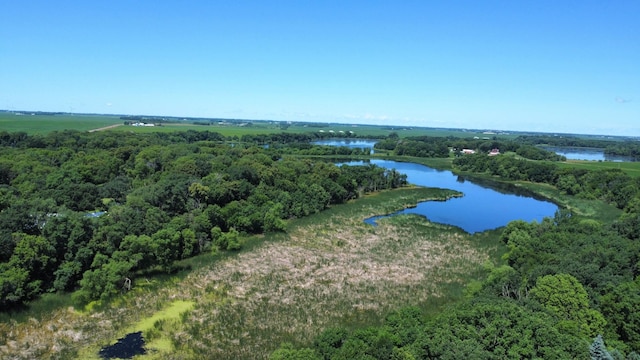 715 250th Ave, Fairmont, MN 56031 - bird's eye view of a nearby body of water and a heavily wooded area