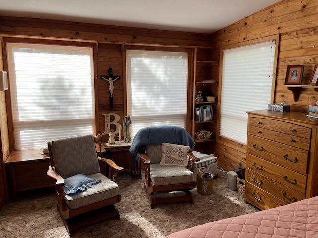 2485 Keyes Is, International Falls, MN 56649 - bedroom with wood walls and carpet