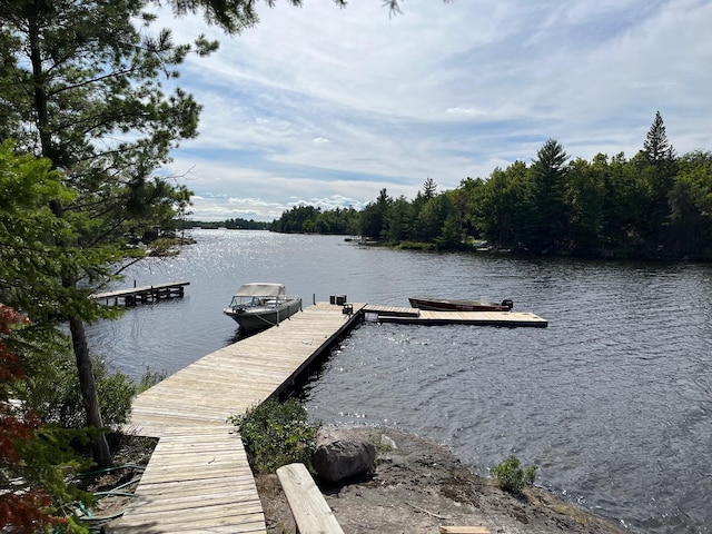 2485 Keyes Is, International Falls, MN 56649 - dock area featuring a water view