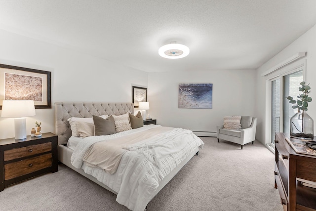 3412 Oak Ridge Rd Unit 208, Minnetonka, MN 55305 - carpeted bedroom featuring a baseboard heating unit