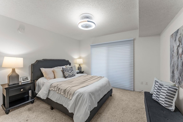 3412 Oak Ridge Rd Unit 208, Minnetonka, MN 55305 - bedroom featuring light carpet and a textured ceiling