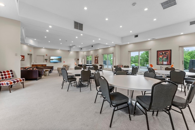 3412 Oak Ridge Rd Unit 208, Minnetonka, MN 55305 - dining room with recessed lighting and light carpet