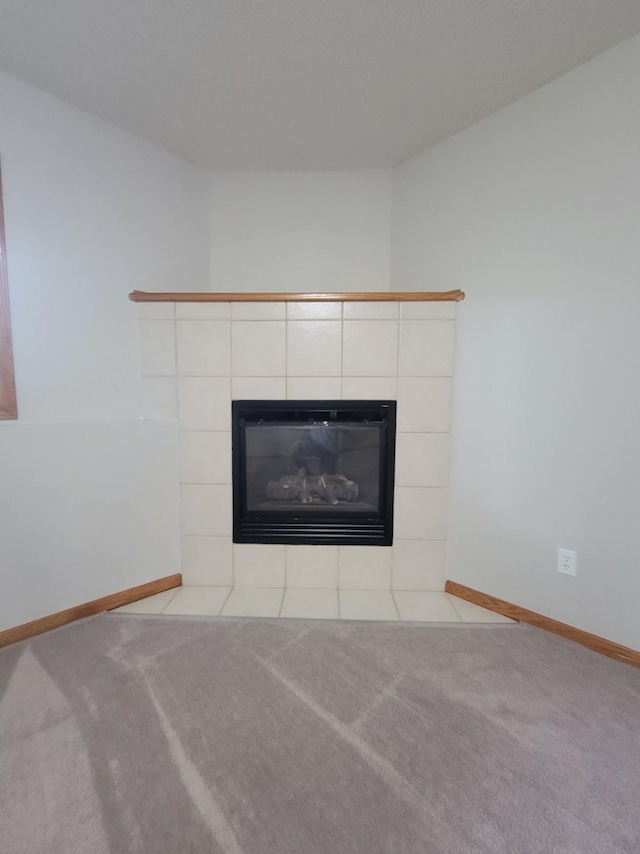 2729 Parkhaven Ct N, Brooklyn Park, MN 55444 - detailed view of carpet floors and a fireplace