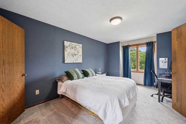 420 Pleasant Crest Cir, Annandale, MN 55302 - bedroom featuring light carpet and a textured ceiling