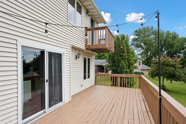 420 Pleasant Crest Cir, Annandale, MN 55302 - view of wooden terrace
