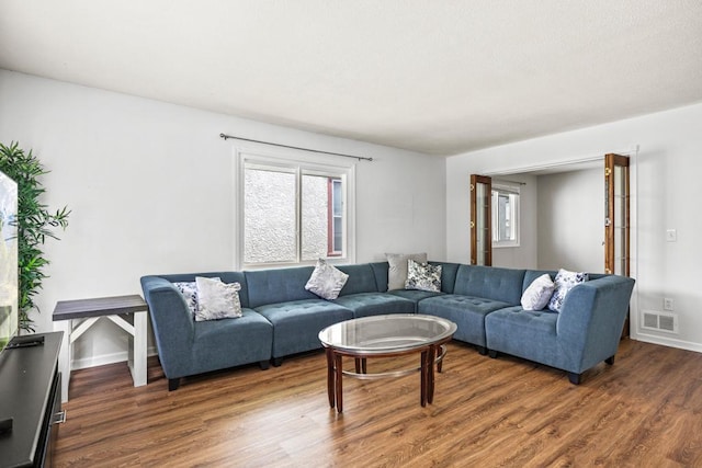 2717 22nd St, Minneapolis, MN 55406 - living room featuring plenty of natural light and wood finished floors