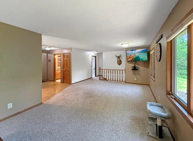 2117 Isleview Rd, Grand Rapids, MN 55744 - empty room with light colored carpet and a textured ceiling