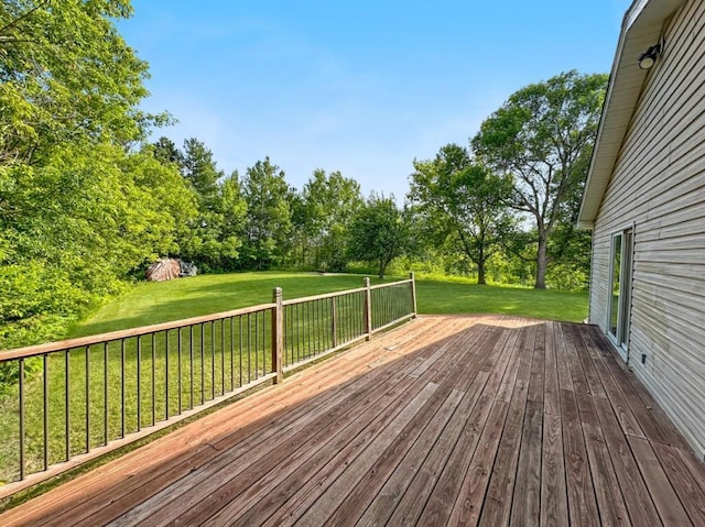 2117 Isleview Rd, Grand Rapids, MN 55744 - deck with a yard