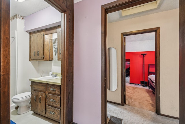 6429 Maple St, North Branch, MN 55056 - bathroom featuring vanity and toilet