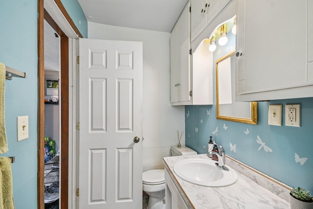 6429 Maple St, North Branch, MN 55056 - bathroom with vanity and toilet