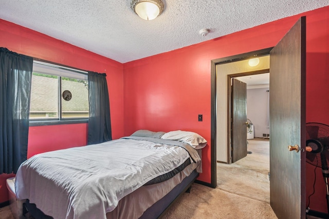 6429 Maple St, North Branch, MN 55056 - carpeted bedroom featuring a textured ceiling