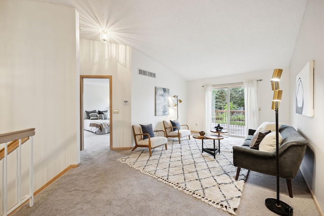790 Winterberry Dr, Woodbury, MN 55125 - living area with vaulted ceiling and carpet floors