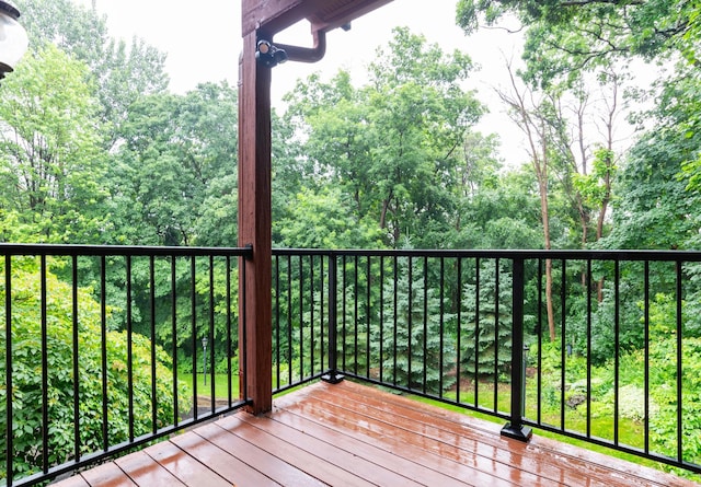 510 Grand Ave Unit 101, Saint Paul, MN 55102 - deck with a wooded view