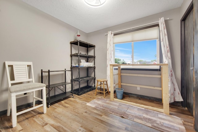 1219 Lakeview Pkwy, Buffalo, MN 55313 - bedroom featuring wood finished floors and a textured ceiling