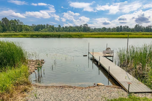 25463 County Road 267, Cohasset, MN 55721 - dock area featuring a water view