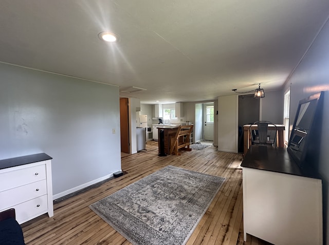 25463 County Road 267, Cohasset, MN 55721 - living room with wood-type flooring and baseboards