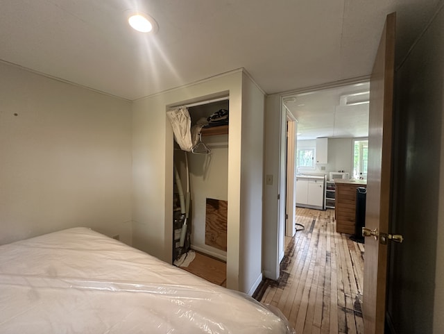 25463 County Road 267, Cohasset, MN 55721 - bedroom featuring light wood-type flooring and a closet