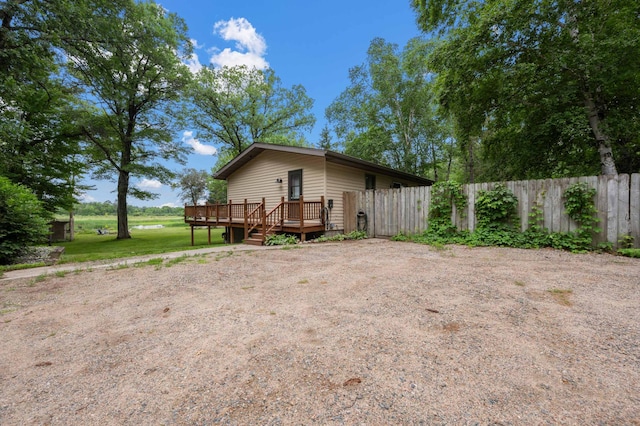 25463 County Road 267, Cohasset, MN 55721 - view of property exterior with a deck