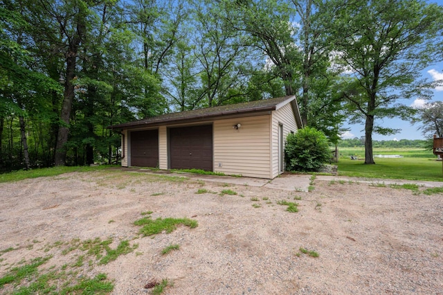 25463 County Road 267, Cohasset, MN 55721 - view of detached garage