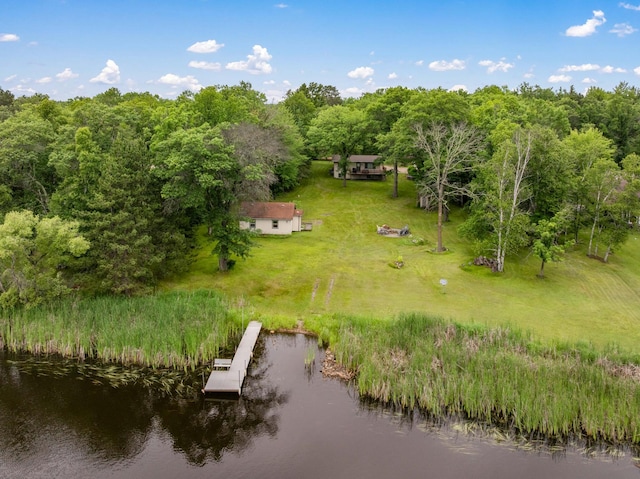 25463 County Road 267, Cohasset, MN 55721 - aerial view of property and surrounding area with a large body of water