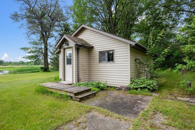 25463 County Road 267, Cohasset, MN 55721 - view of outbuilding featuring a water view