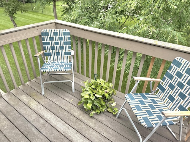 11348 Ibis St NW, Coon Rapids, MN 55433 - view of wooden terrace