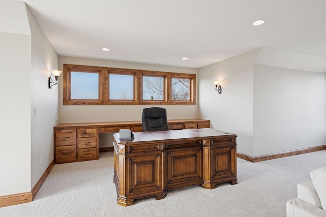7530 Quail Ridge Trl, Greenfield, MN 55373 - office featuring light colored carpet and recessed lighting