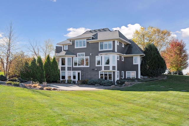 7530 Quail Ridge Trl, Greenfield, MN 55373 - rear view of house featuring a yard