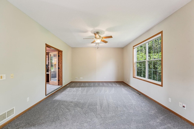 14916 Overlook Dr, Savage, MN 55378 - unfurnished room featuring ceiling fan and carpet floors