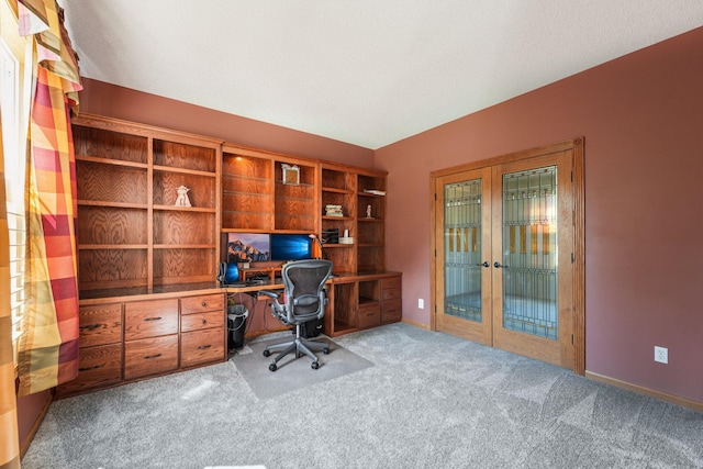 14916 Overlook Dr, Savage, MN 55378 - carpeted office space featuring french doors