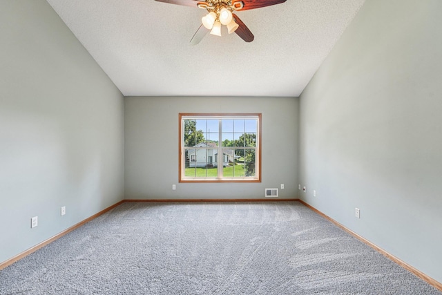 14916 Overlook Dr, Savage, MN 55378 - carpeted spare room featuring ceiling fan and a textured ceiling