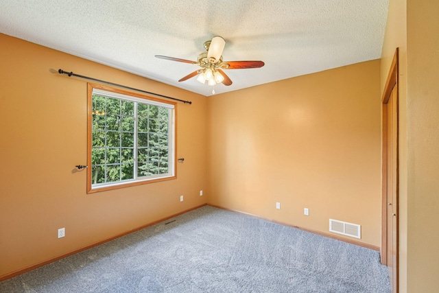 14916 Overlook Dr, Savage, MN 55378 - carpeted empty room with a ceiling fan and a textured ceiling