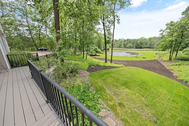 2261 Ash St, Lino Lakes, MN 55110 - view of wooden deck