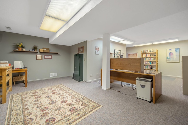 2261 Ash St, Lino Lakes, MN 55110 - carpeted home office featuring baseboards