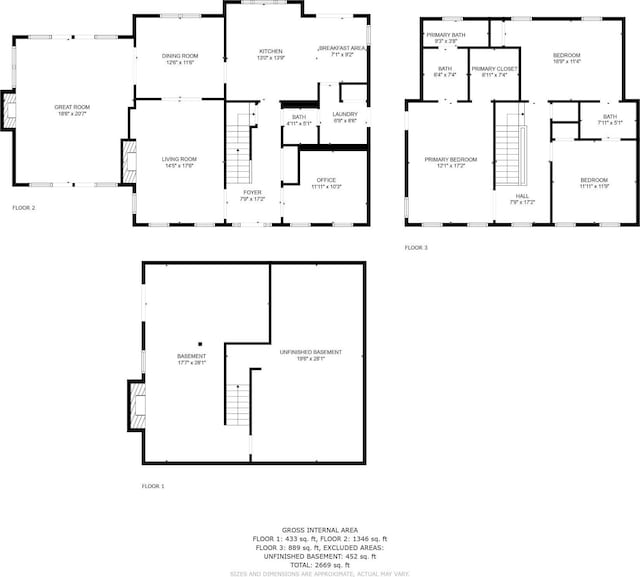 2261 Ash St, Lino Lakes, MN 55110 - view of property floor plan