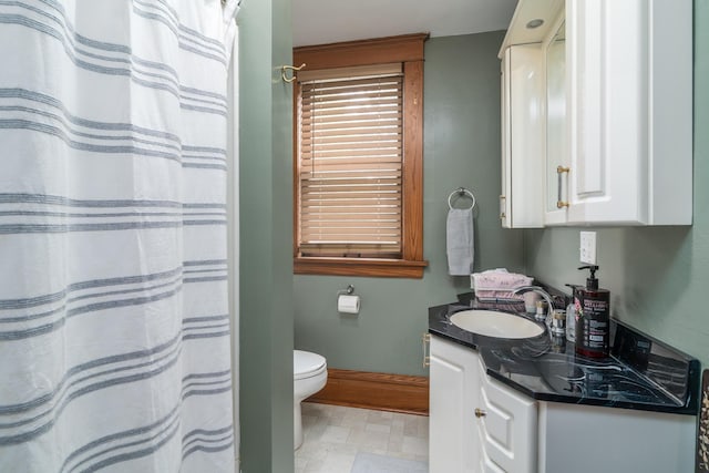 217 6th St, Crookston, MN 56716 - bathroom with vanity and a shower with curtain