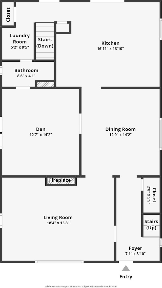 217 6th St, Crookston, MN 56716 - view of home floor plan
