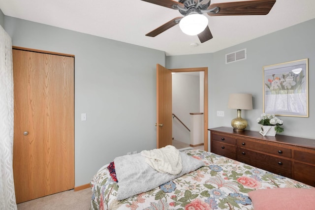 16059 72nd St NE, Otsego, MN 55330 - bedroom with light carpet and ceiling fan
