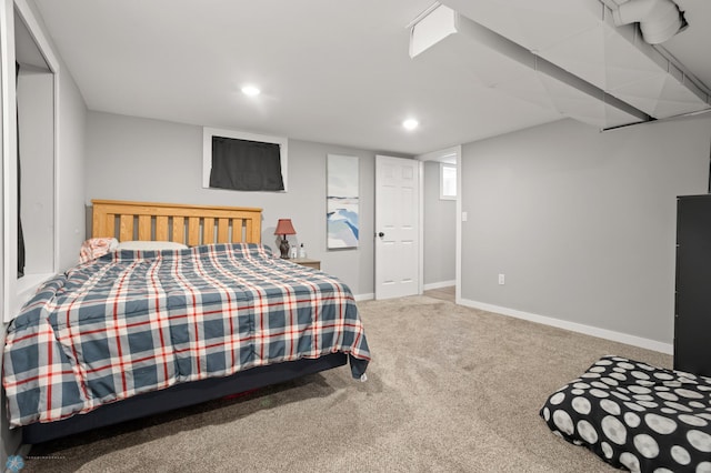 1706 14 1/2 St S, Fargo, ND 58103 - bedroom with carpet and recessed lighting