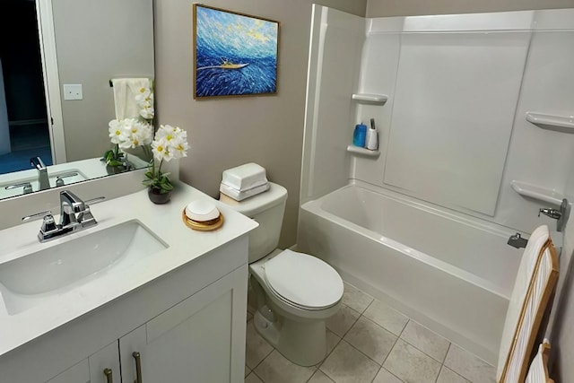 7855 Ramsey Pkwy NW, Ramsey, MN 55303 - full bath with vanity, tile patterned flooring, and shower / tub combination